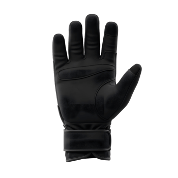 Black Leather Motorcycle Gloves Full Protection Gear png