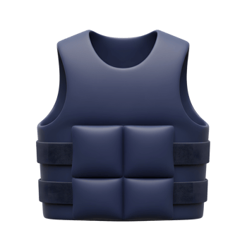 Navy Blue Life Vest Safety Jacket Water Sports Equipment png