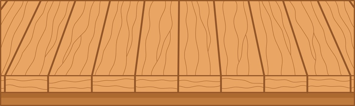 Wooden Table. Flat and Simple Style. vector