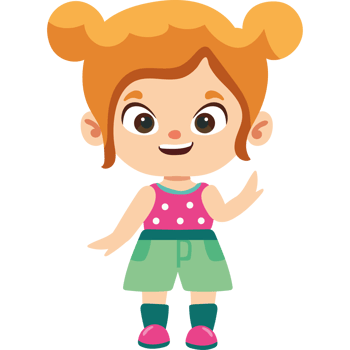 cute girl wearing spring clothes png