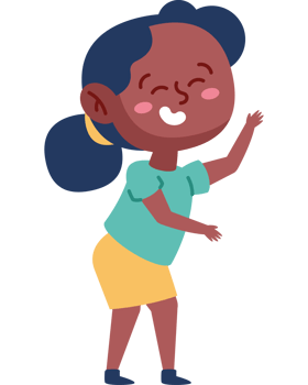 cute girl dancing png