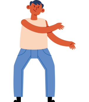 dancing smiling man png