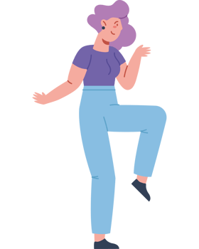 dancing female cartoon png