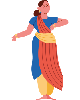 bharatanatyam dancer indian girl png