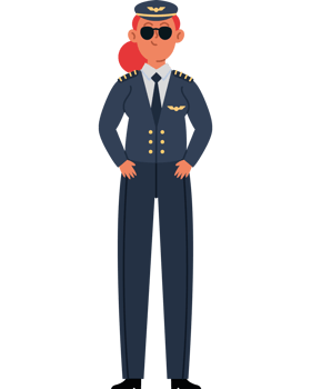 air force pilot woman in uniform png