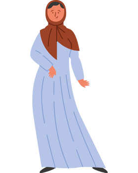 bedouin female standing png