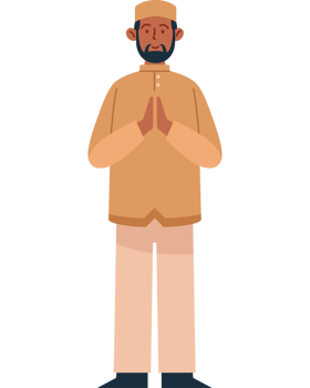 muslim man with turban png
