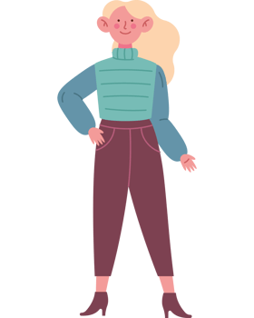 woman wearing winter clothes png