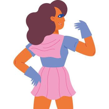 girl power fighting woman character png