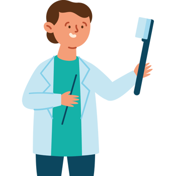 dentist man with toothbrush png