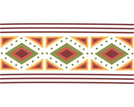african culture geometric design border png