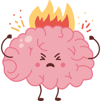 human brain depression png