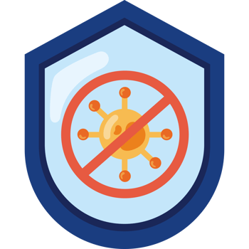 virus disease medical shield png