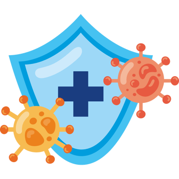immune medical shield virus png