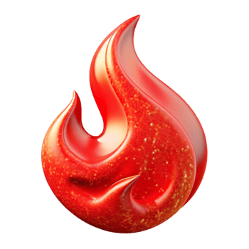 wonderful abstract Abstract Red Flame Isolated with Upward Flicker 4K png