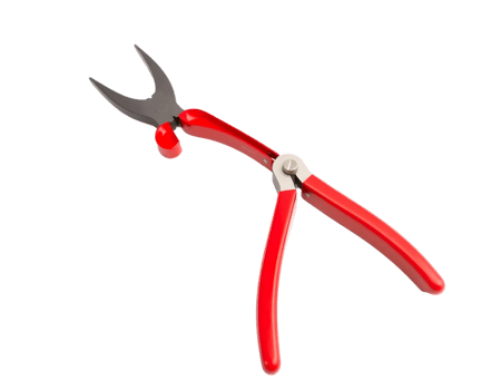 Red pliers isolated on a transparent background png