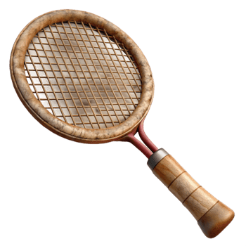 impressive modern Badminton Racket Close Up Cutout detailed png