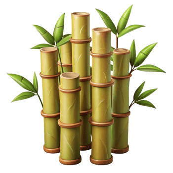 stunning classic Bamboo Stalks Isolated on Transparent Background exclusive png