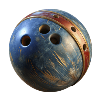 stunning creative Bowling Ball Strike Action Transparent Background professional png