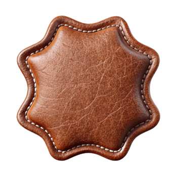 stunning abstract Brown Leather Scrapbooking Embellishment Cutout high quality png