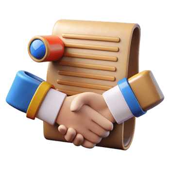 wonderful traditional Business Partnership Handshake Over Contract Cutout high resolution png