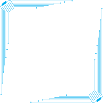 Technology AI background line art png