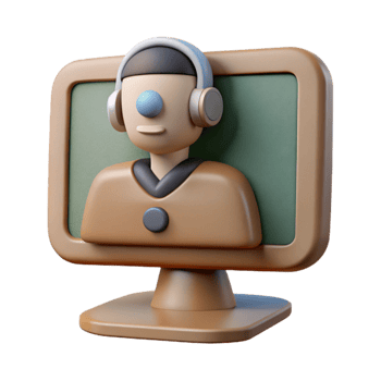 magnificent artistic Distance Learning Conference Call Cutout with Transparency genuine png
