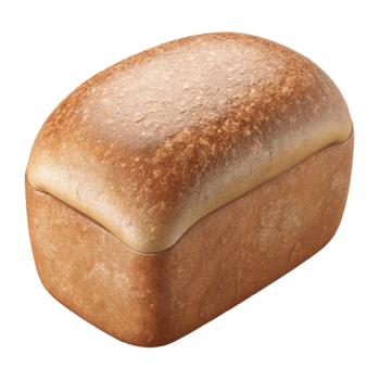 dramatic creative Freshly Baked Bread Loaf Cutout on Transparent Background original png