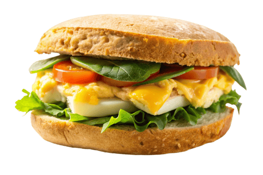 Egg Sandwich Perfect for Breakfast or Lunch png