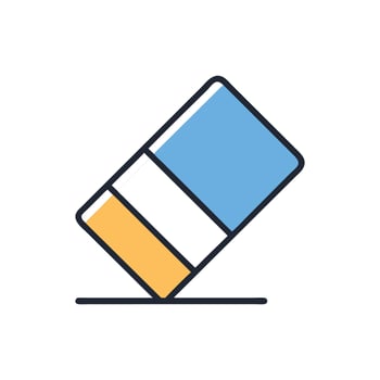 Eraser Icon for Correction Tools vector