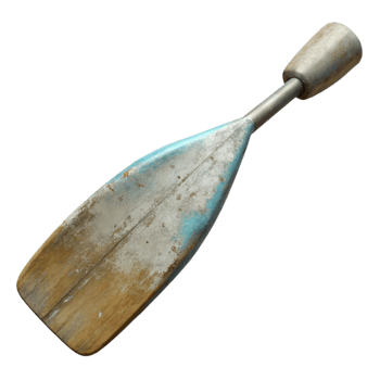 vibrant creative Kayak Paddle Blade in Water Cutout Element professional png