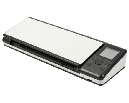 Portable document scanner on a transparent background png
