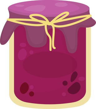 Fruit Jam Graphic Illustration vector