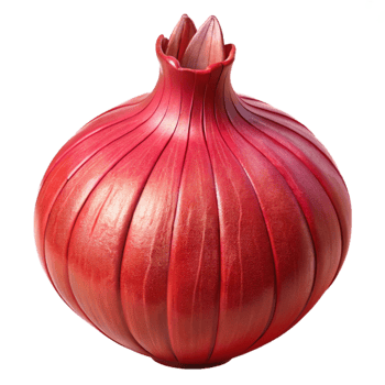dramatic artistic Onion Red Whole Isolated Element with Papery Skin high quality png