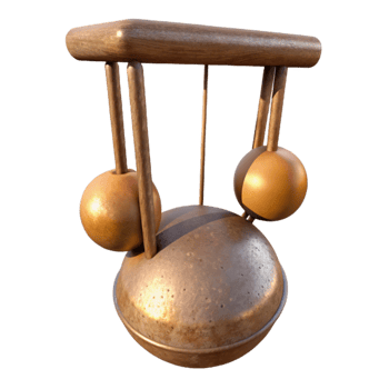 vibrant abstract Pendulum Swinging Motion Isolated high quality png