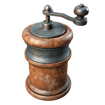 extraordinary contemporary Pepper Grinder Cutout with Black Pepper professional png
