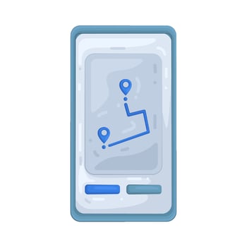 Mobile Order Tracking vector
