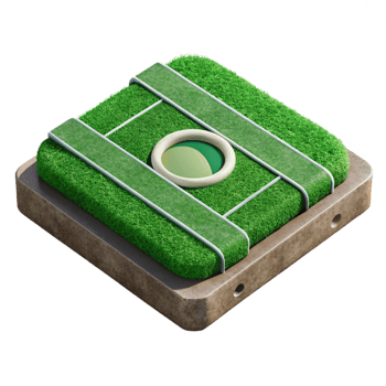 elegant rustic Sports Field Green Grass Texture Cutout Element exclusive png