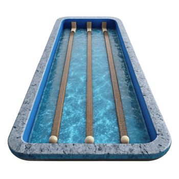 elegant rustic Swimming Pool Lane Lines Top View Cutout high resolution png