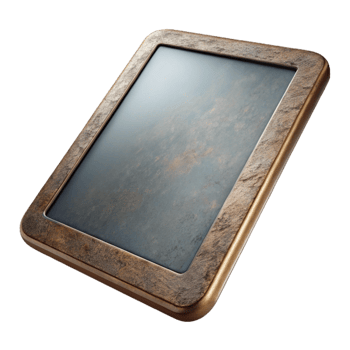 stunning rustic Tablet Computer with Slim Design Transparent Background authentic png