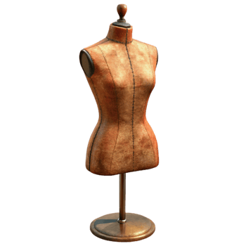 beautiful abstract Tailor's Dummy Front View Isolated high quality png