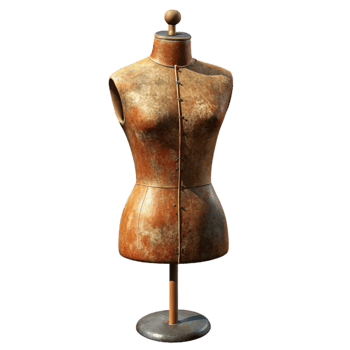 extraordinary artistic Tailor's Dummy Front View Isolated authentic png