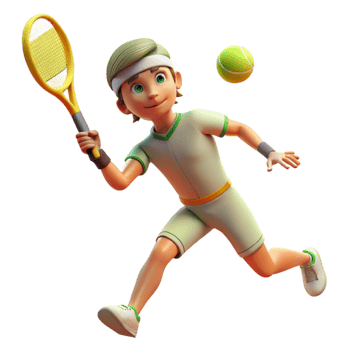 extraordinary modern Tennis Player Serving Ball Transparent Element professional png