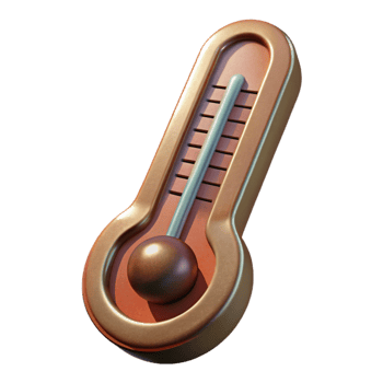 serene abstract Thermometer Angled View Transparent Background exclusive png