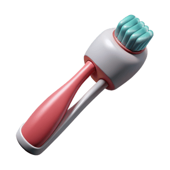stunning contemporary Toothbrush and Toothpaste Side Angle Isolated high resolution png