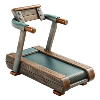 impressive creative Treadmill Modern Design Transparent Background genuine png