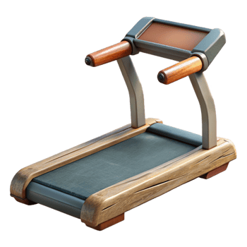 dramatic classic Treadmill Modern Design Transparent Background authentic png