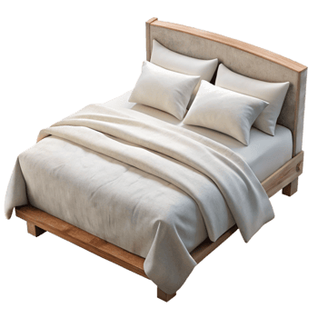beautiful abstract White Bed Linen Crisp Texture Transparent Background professional png