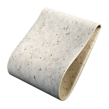elegant minimalist White Paper Texture Isolated with Subtle Grain authentic png
