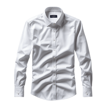 Elegant Formal White Shirt Perfect for Business and Casual Wear png